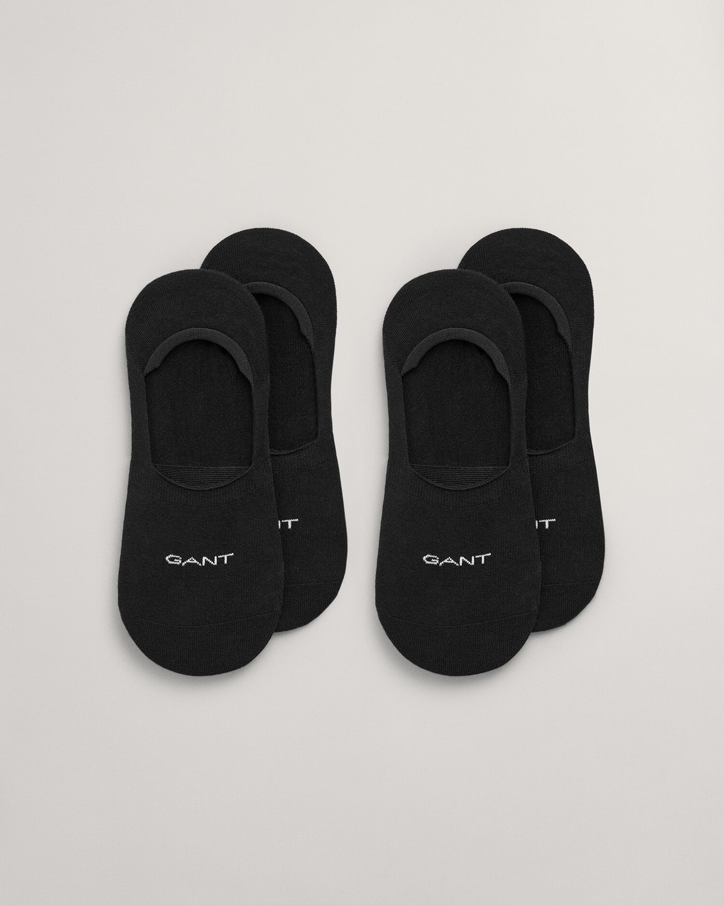 BLACK, INVISIBLE SOCKS 2-PACK BY GANT AU.