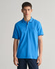 DAY BLUE, TIPPING SS PIQUE POLO, FRONT-VIEW BY GANT AU.