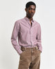 WINE RED, REG CLASSIC POPLIN STRIPE SHIRT, FRONT-VIEW BY GANT AU.