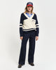 EVENING BLUE, PULL-ON PANTS, FRONT-VIEW BY GANT AU.