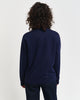 CLASSIC BLUE, G BADGE C-NECK SWEAT, BACK-VIEW BY GANT AU.