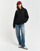BLACK, SHIELD HOODIE BY GANT AU.