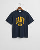 EVENING BLUE, GANT 49 ARCH RELAXED T-SHIRT BY GANT AU.