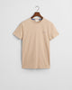 DRY SAND, CONTRAST LOGO SS T-SHIRT BY GANT AU.