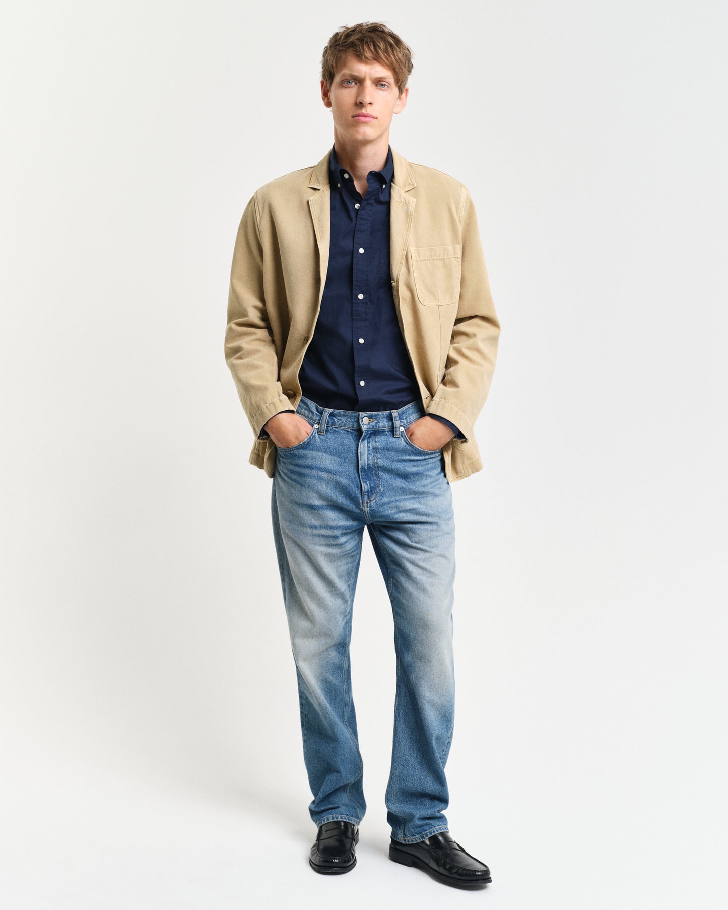 MARINE, REG CLASSIC POPLIN SHIRT BY GANT AU.