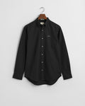 BLACK, REG PINPOINT OXFORD SHIRT BY GANT AU.