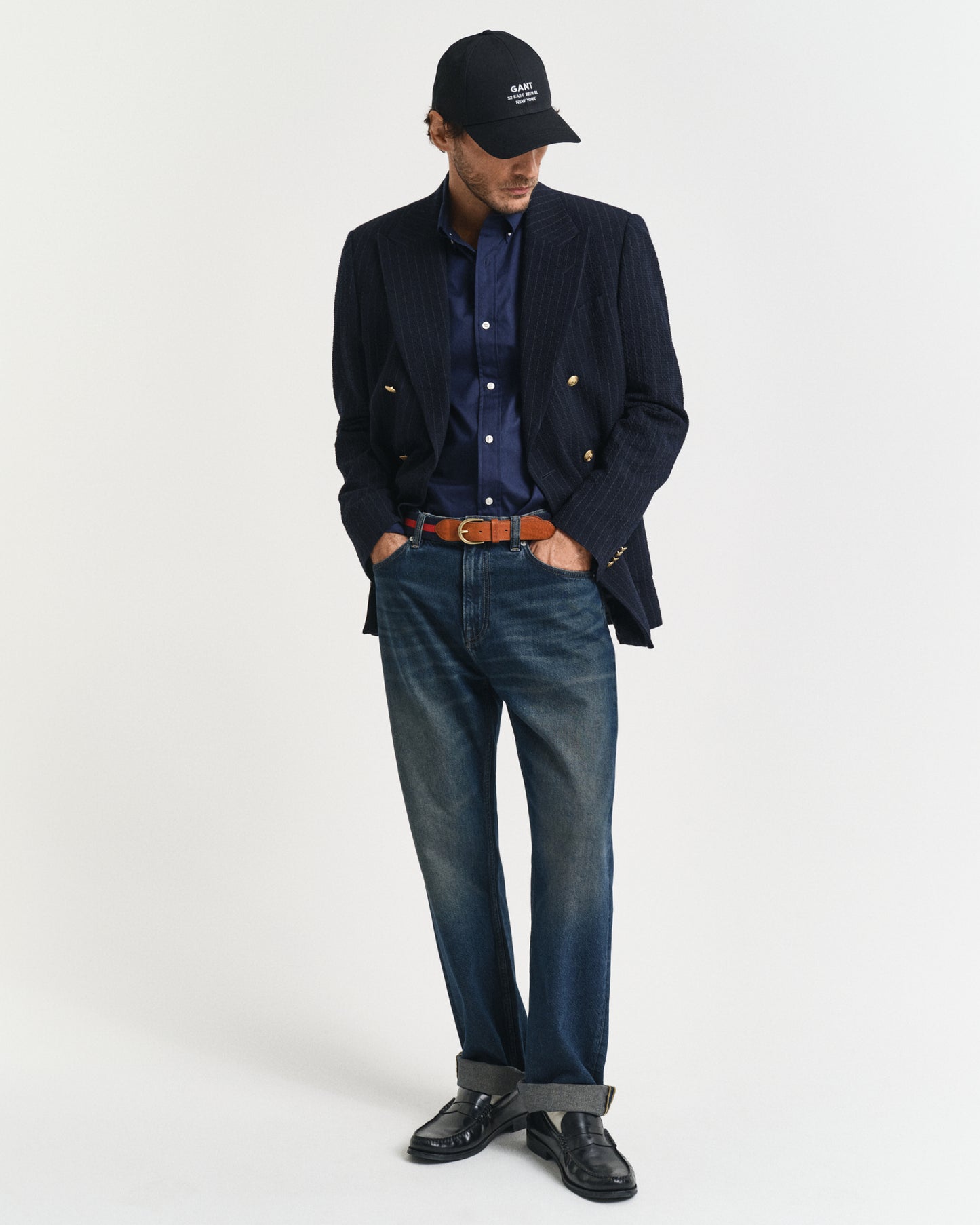 MARINE, REG PINPOINT OXFORD SHIRT BY GANT AU.