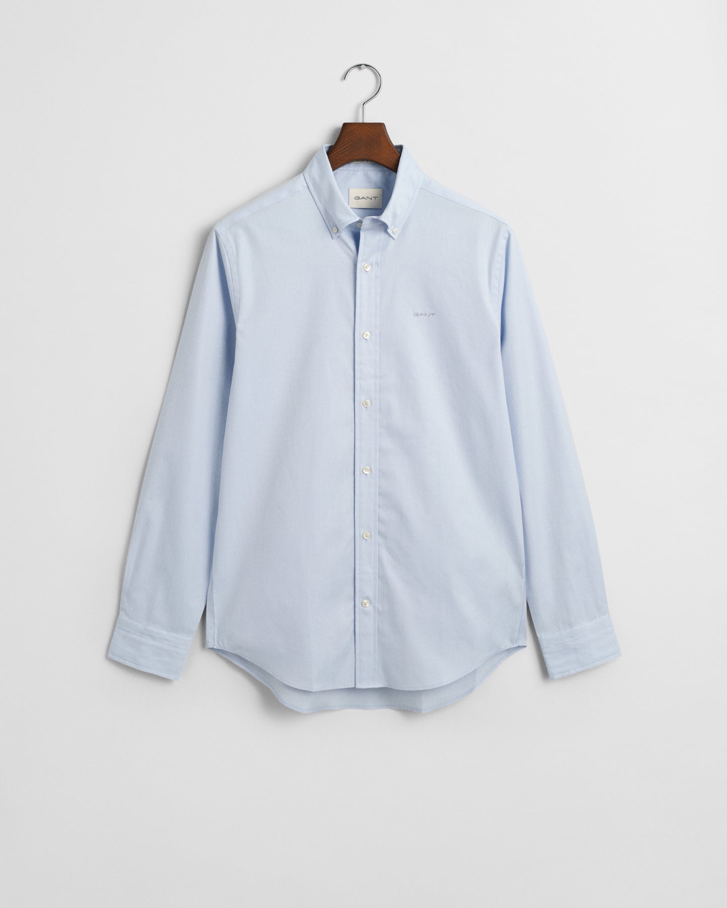 LIGHT BLUE, REG PINPOINT OXFORD SHIRT BY GANT AU.