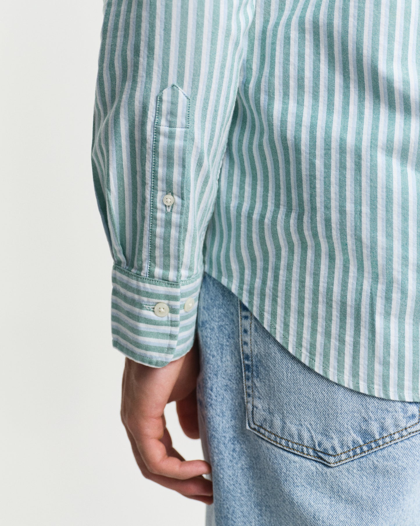 Regular Fit Striped Classic Oxford Shirt