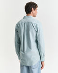 DEEP GREEN, REG CLASSIC OXFORD STRIPE SHIRT, BACK-VIEW BY GANT AU.