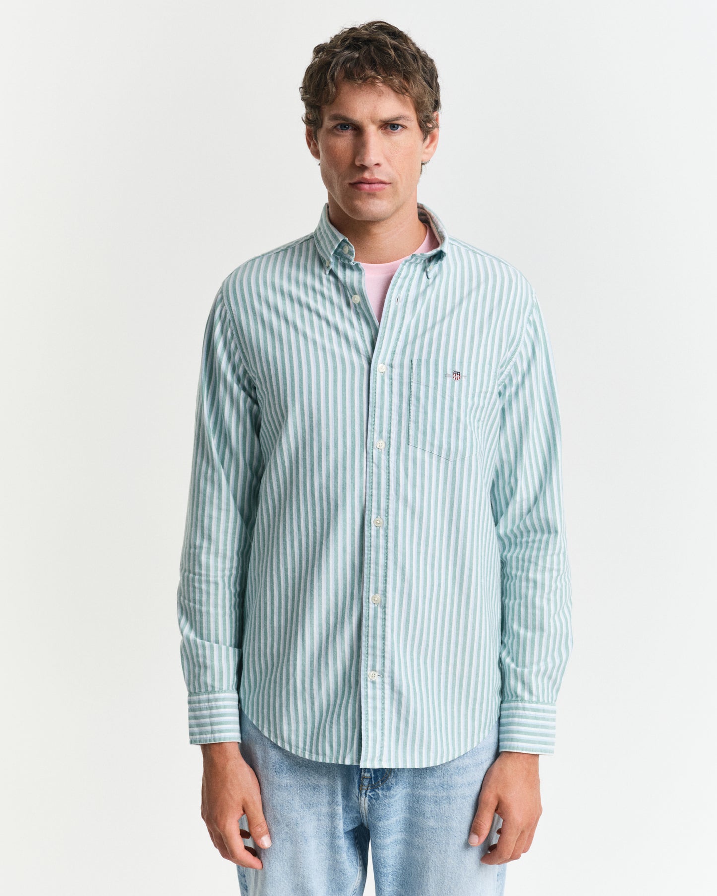 Regular Fit Striped Classic Oxford Shirt
