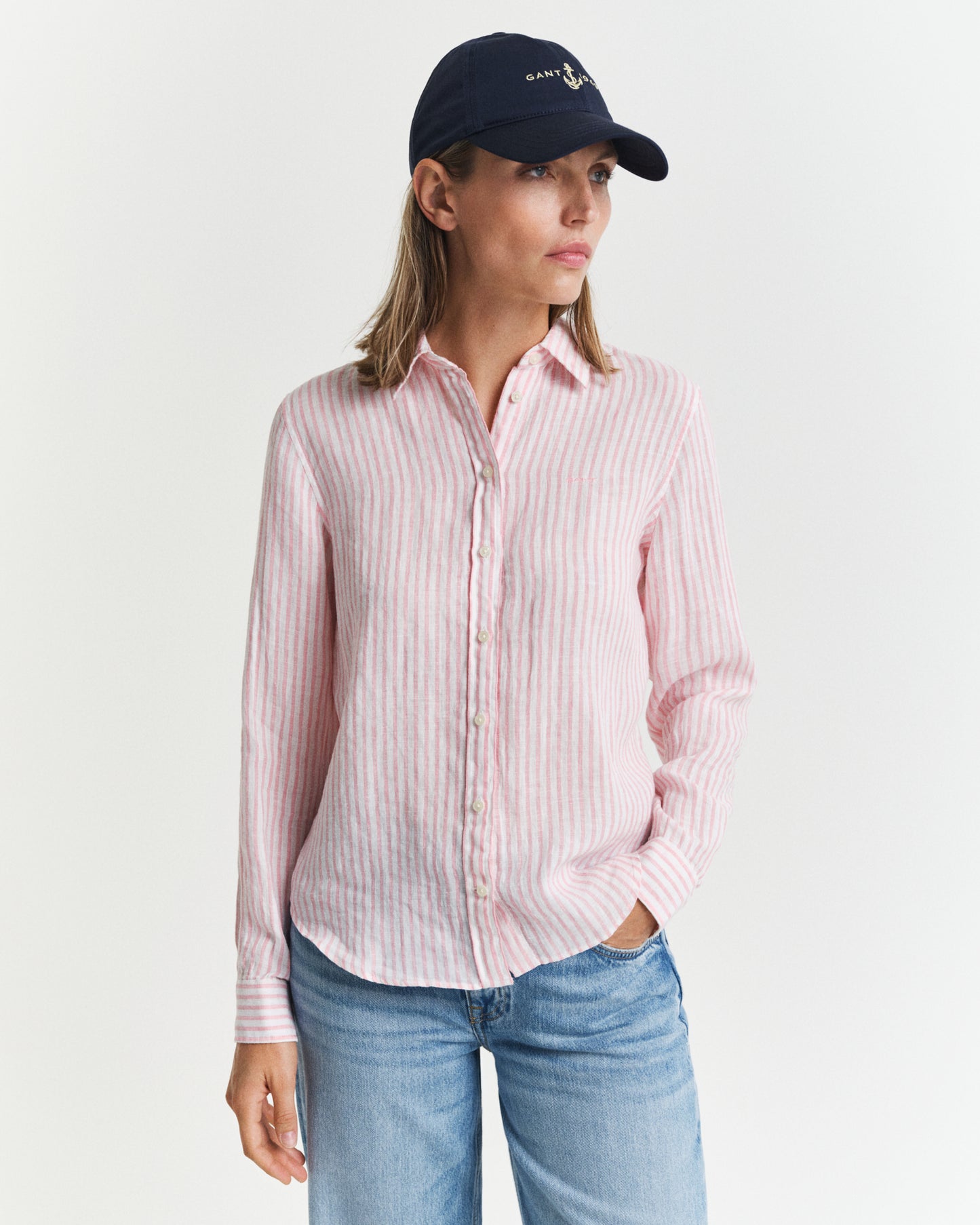 Regular Fit Striped Linen Shirt