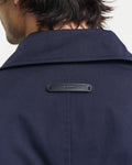EVENING BLUE, COTTON CAR COAT, CLOSE-UP BY GANT AU.