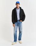 BLACK, LIGHTWEIGHT HAMPSHIRE JACKET BY GANT AU.