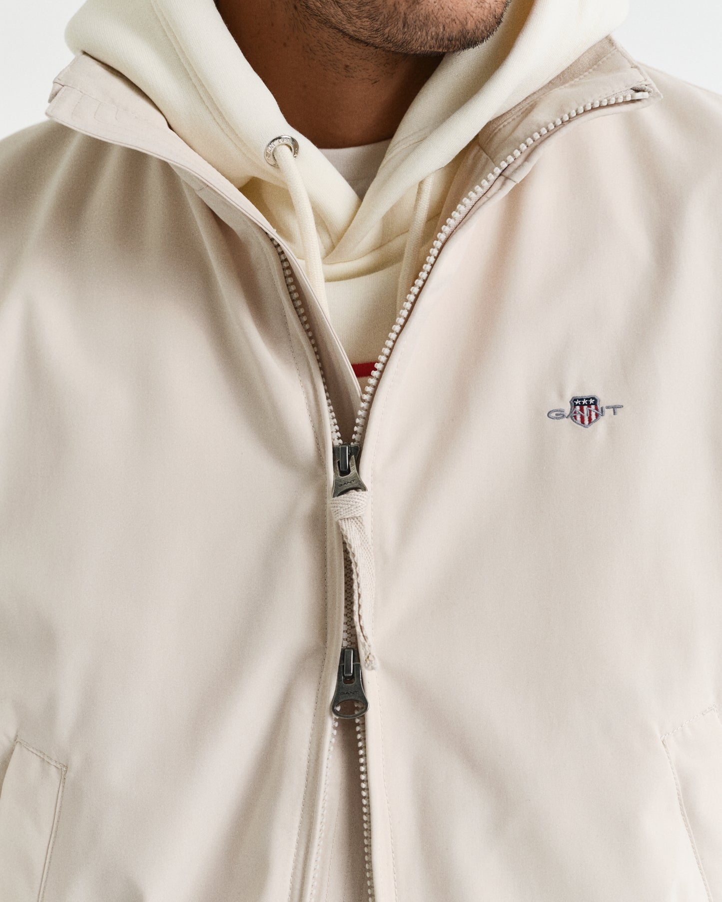 MODEL WEARING LIGHTWEIGHT HAMPSHIRE JACKET