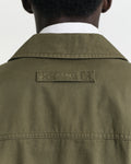 JUNIPER GREEN, COTTON WINDCHEATER JACKET, CLOSE-UP BY GANT AU.