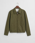 JUNIPER GREEN, COTTON WINDCHEATER JACKET, FLAT-LAY BY GANT AU.