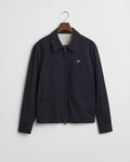 EVENING BLUE, COTTON WINDCHEATER JACKET, FLAT-LAY BY GANT AU.