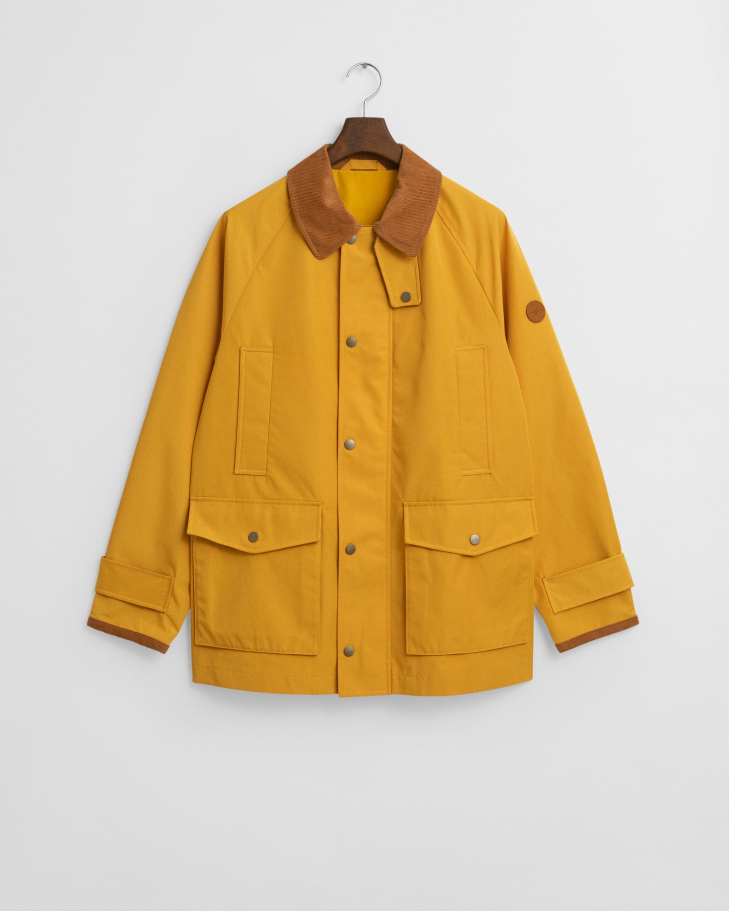 GOLDEN YELLOW, SPRING DECKER JACKET, FLAT-LAY BY GANT AU.