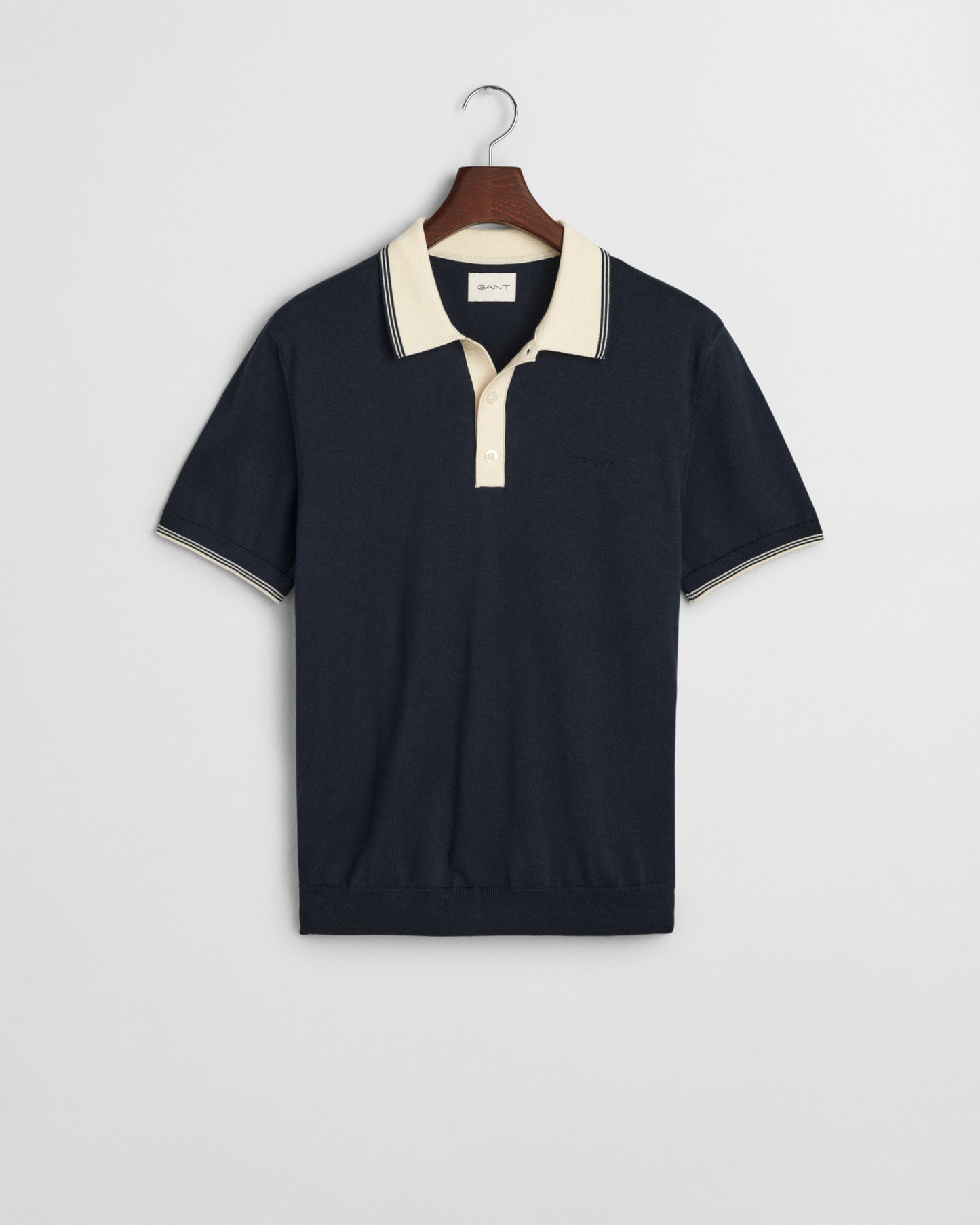 EVENING BLUE, MODAL BLEND SS POLO, FLAT-LAY BY GANT AU.