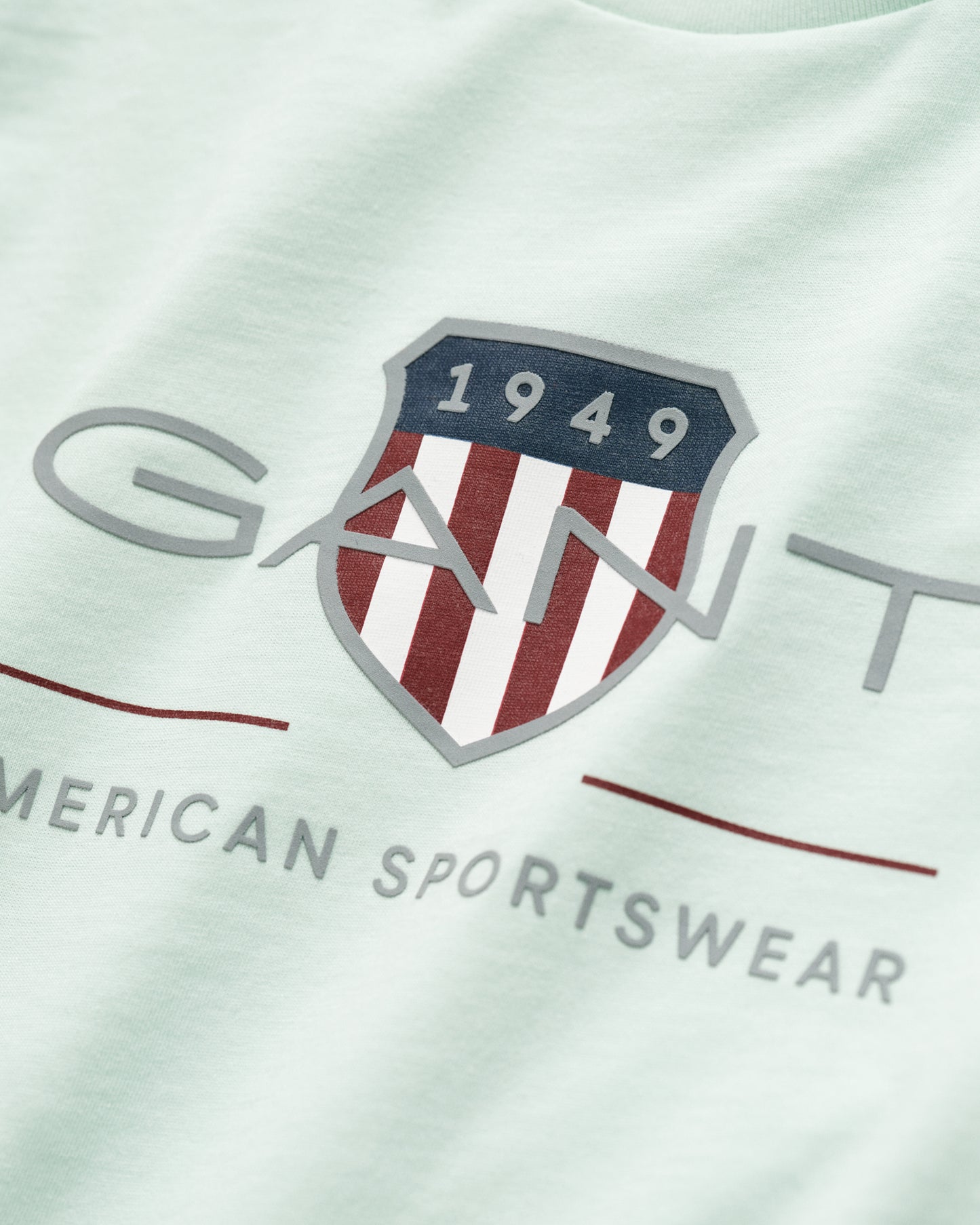 FADED MINT, ARCHIVE SHIELD SS T-SHIRT BY GANT AU.