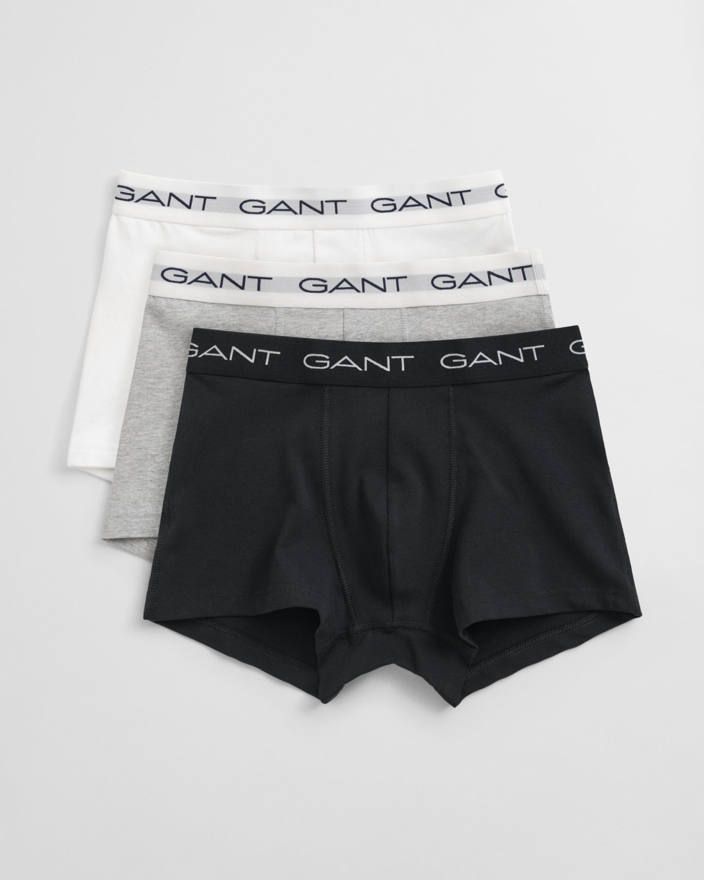 LIGHT GREY MELANGE, TRUNK 3-PACK BY GANT AU.