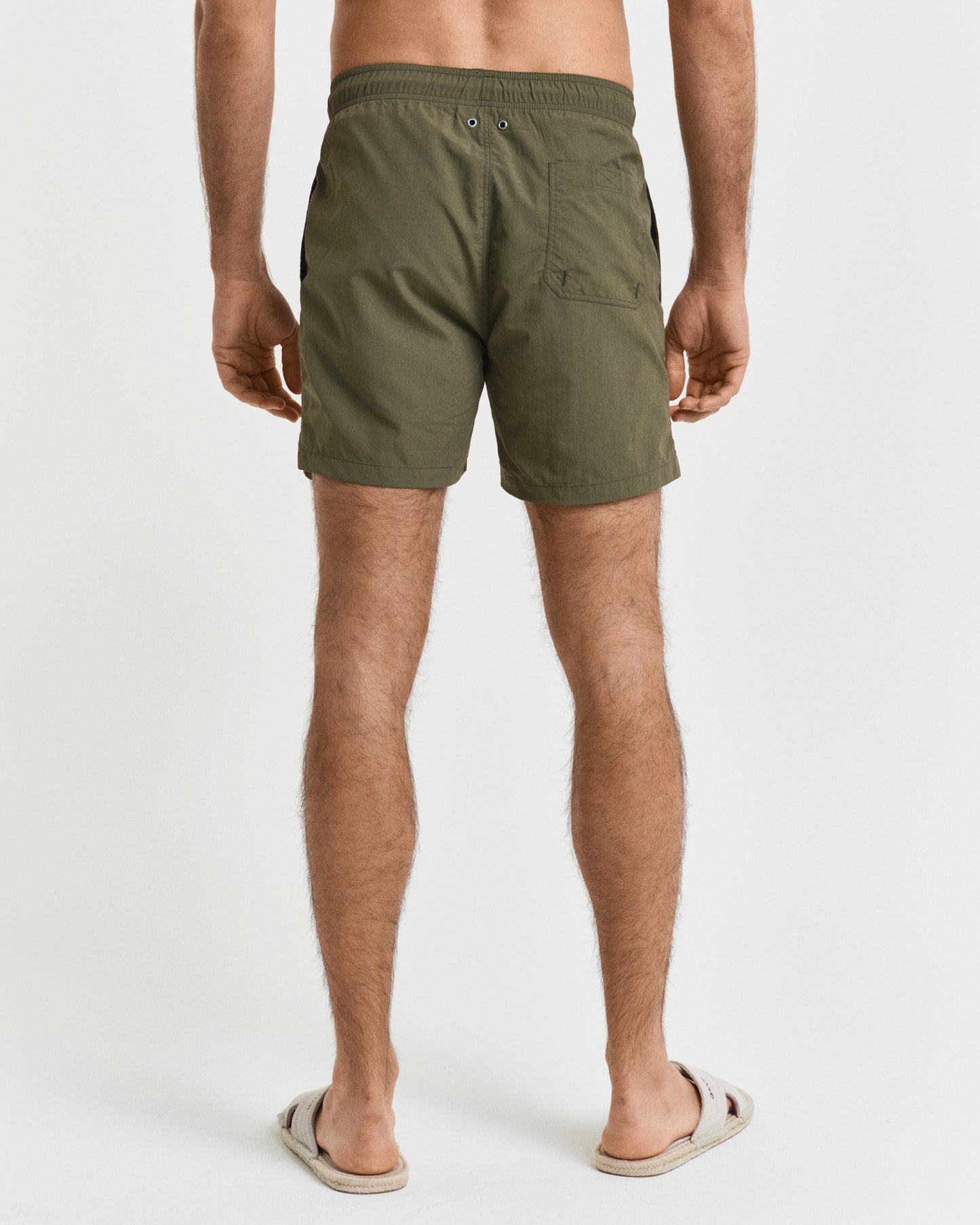 JUNIPER GREEN, SWIM SHORTS, BACK-VIEW BY GANT AU.