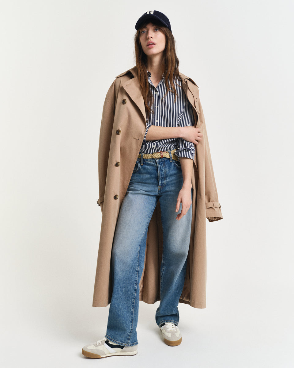 Regular Fit Classic Striped Poplin Shirt