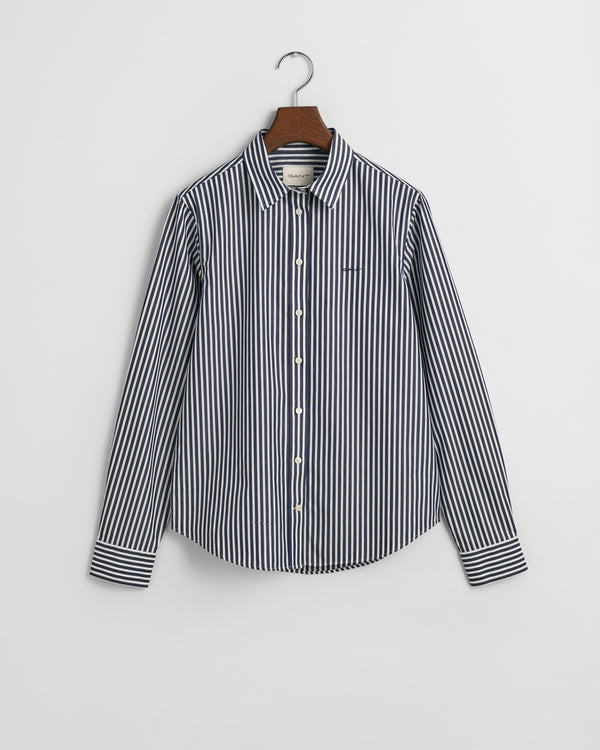 Regular Fit Classic Striped Poplin Shirt
