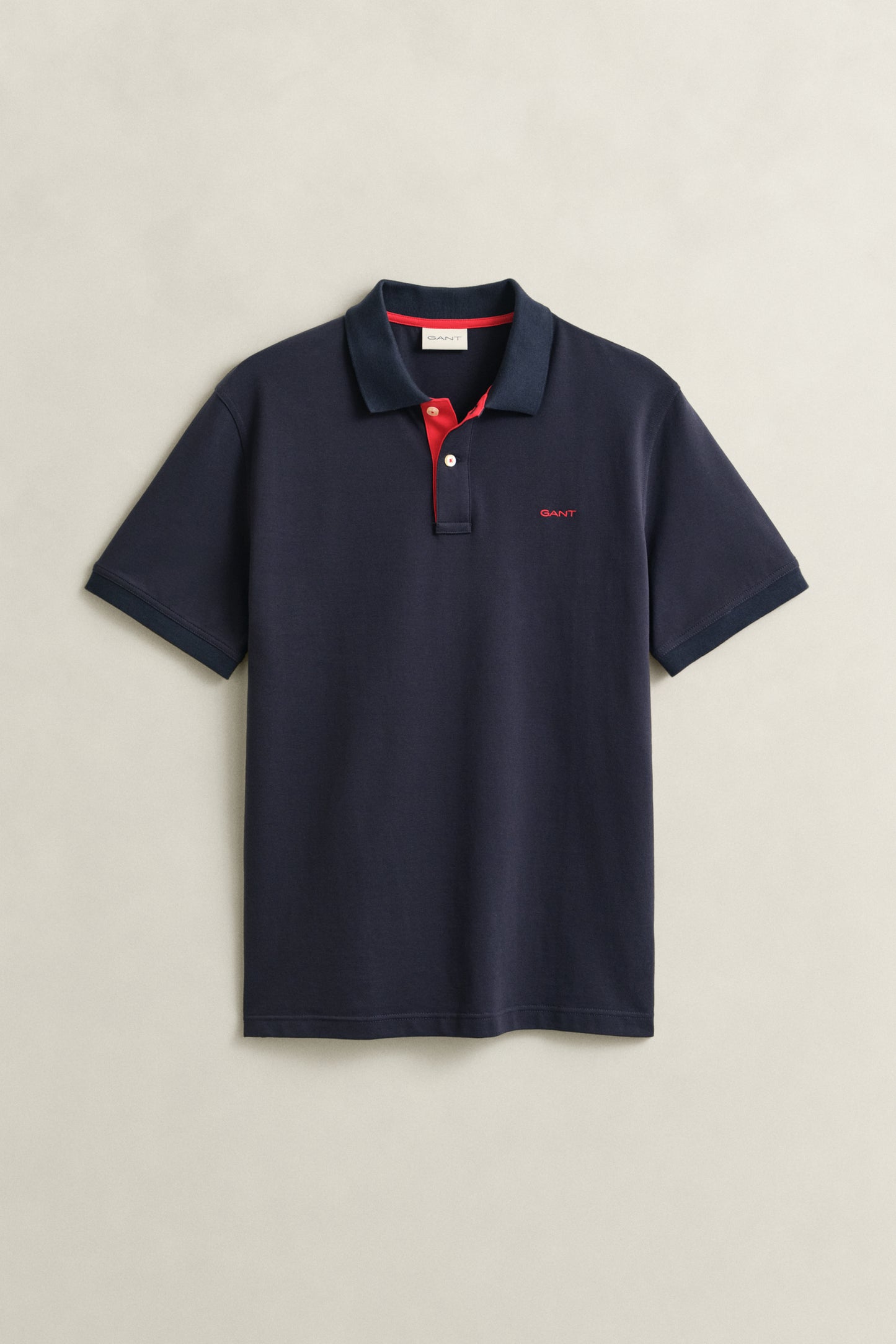 EVENING BLUE, Contrast Polo Shirt, FLAT-LAY BY GANT AU.
