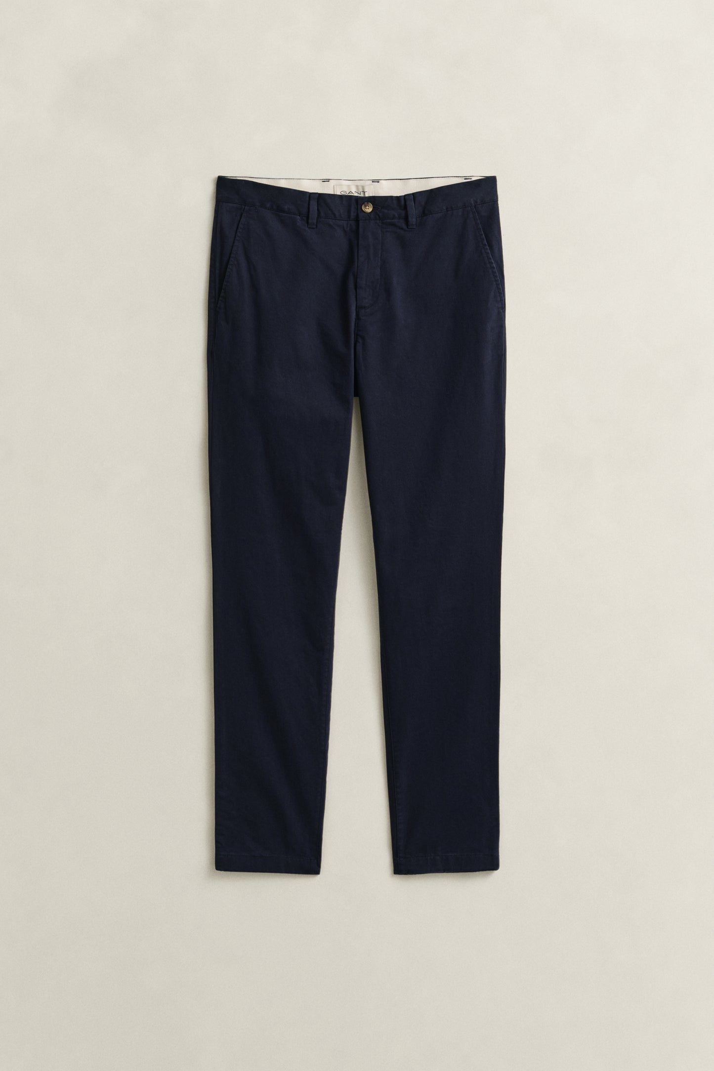 EVENING BLUE, Classic Slim Chinos, FLAT-LAY BY GANT AU.