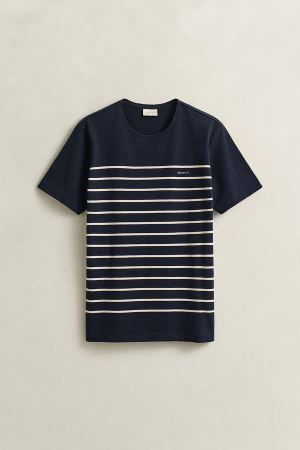 Placed Stripe T-Shirt