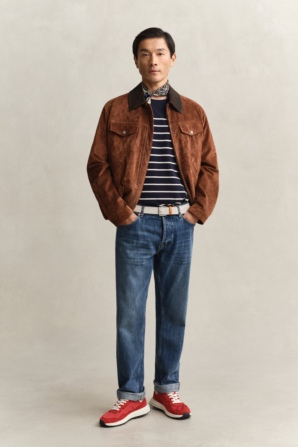 Placed Stripe T-Shirt