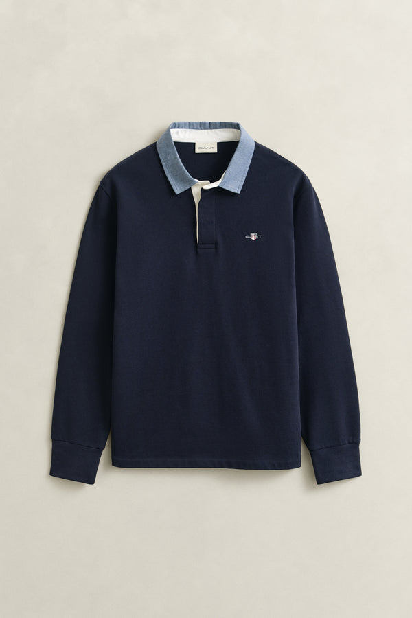 Chambray Collar Heavy Rugger