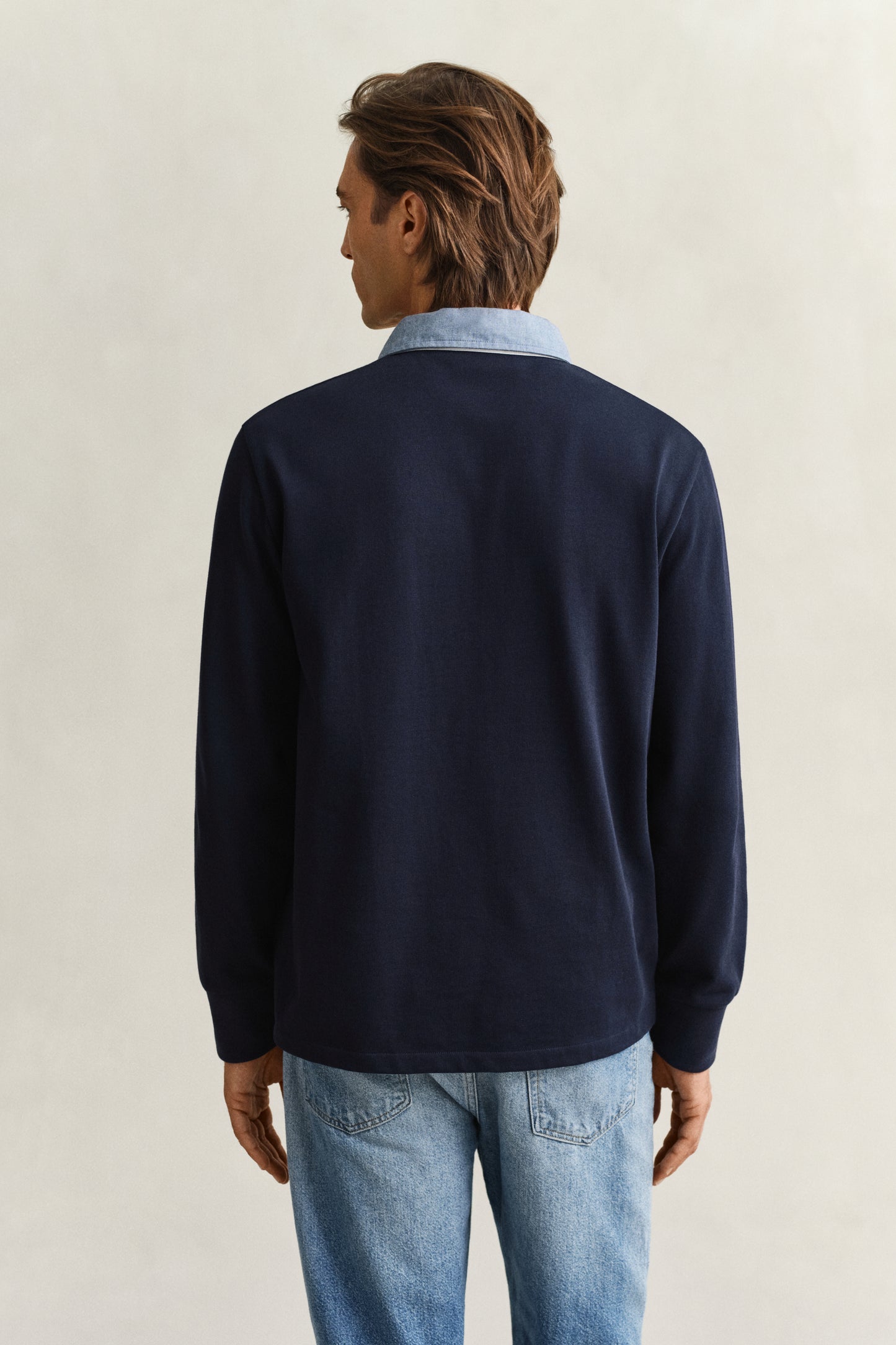 EVENING BLUE, Classic Heavy Rugger, BACK-VIEW BY GANT AU.