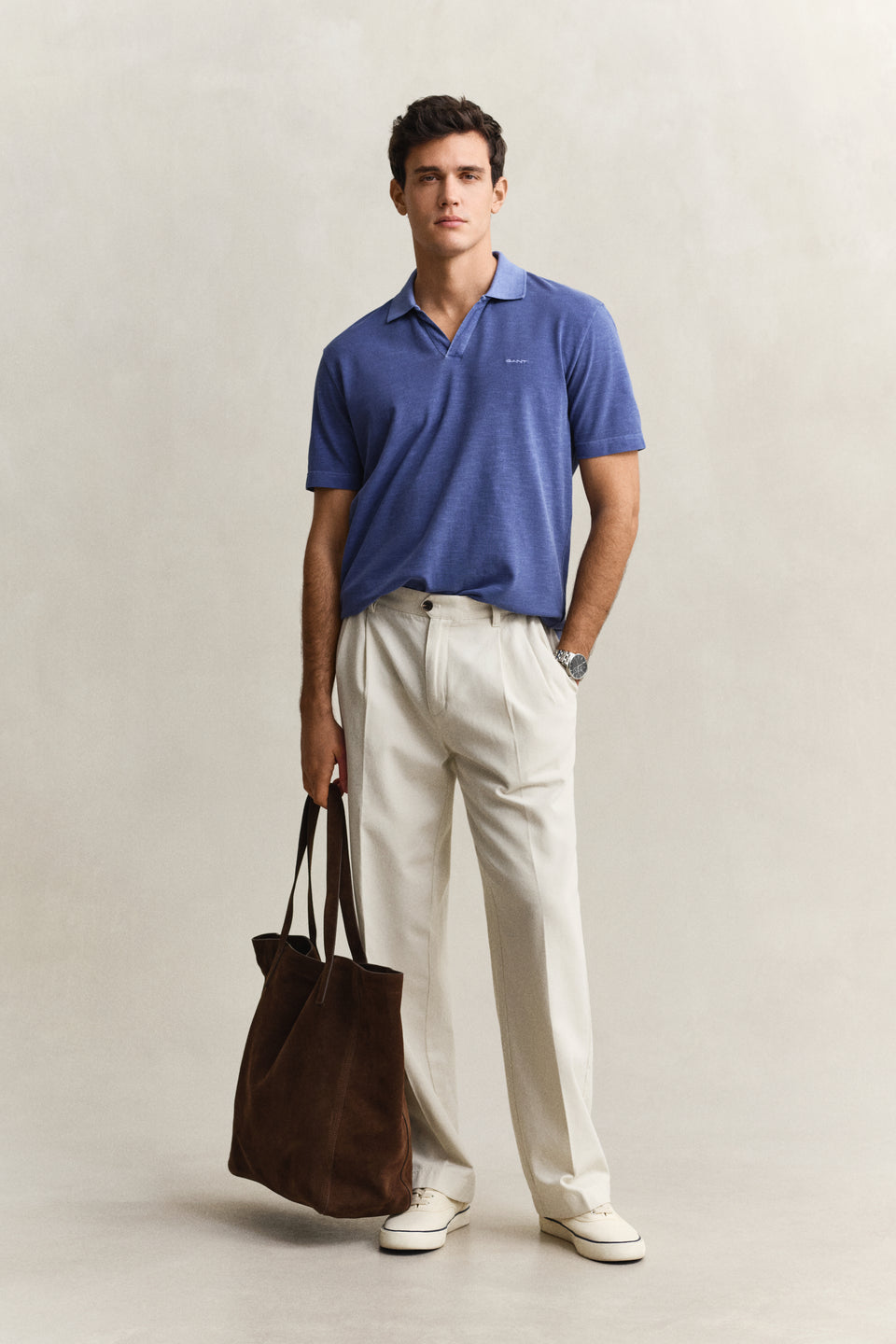 Washed Polo Shirt