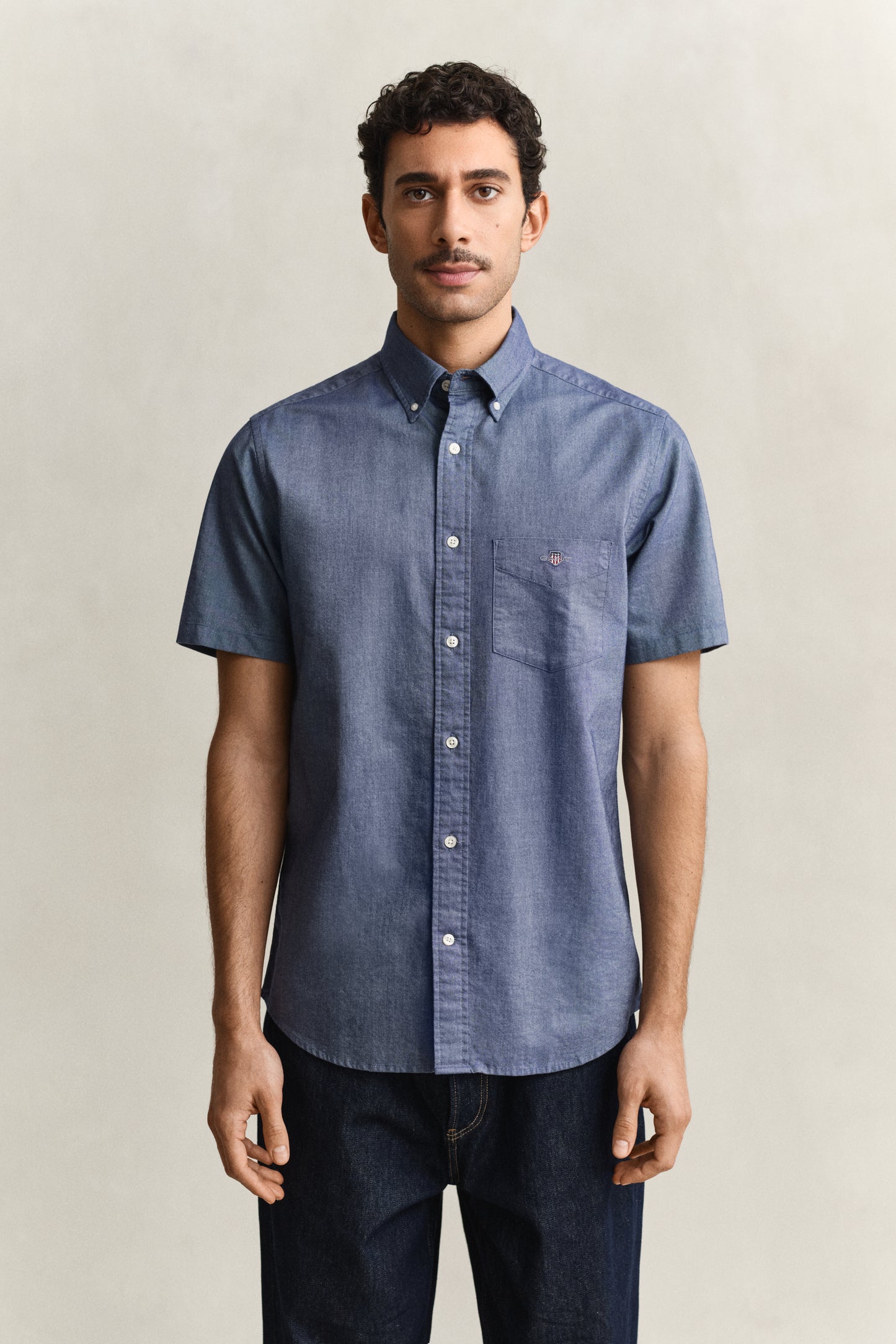Regular Fit Oxford Short Sleeve Shirt