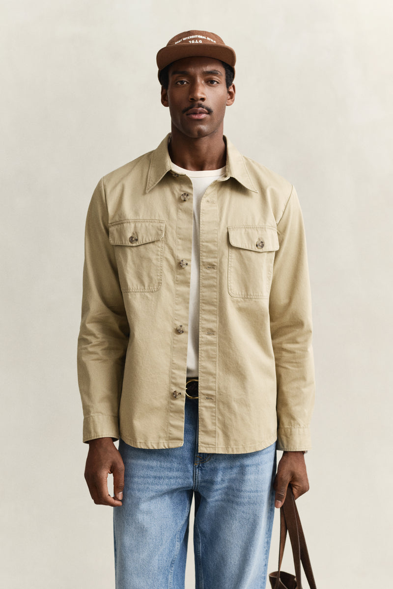 Cotton Twill Overshirt