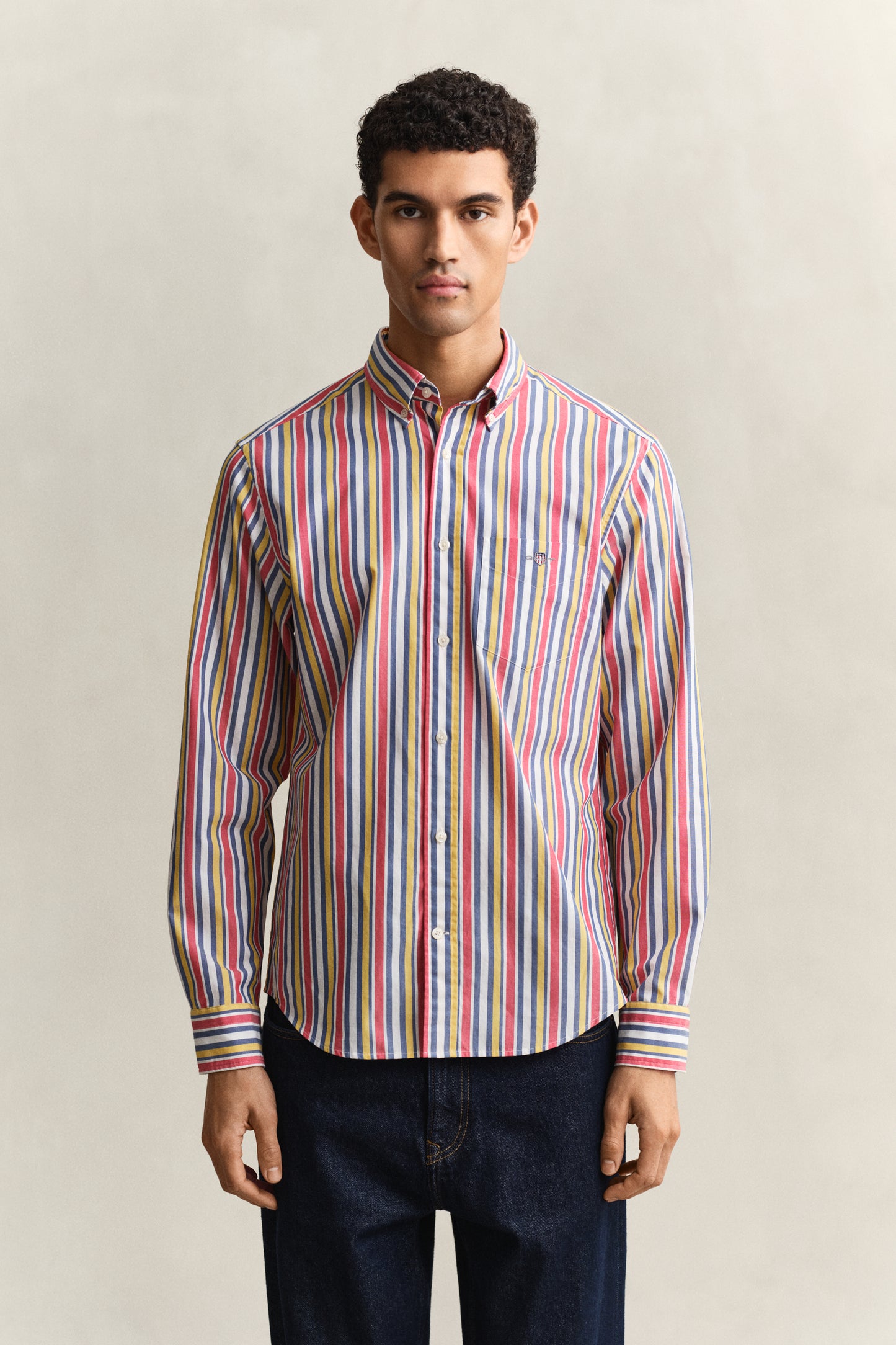 Multistriped Poplin Shirt