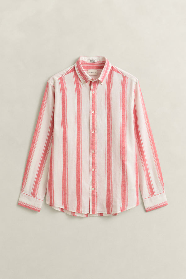 Striped Linen Blend Shirt