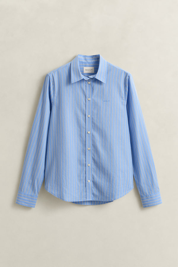 Regular Fit Classic Striped Poplin Shirt