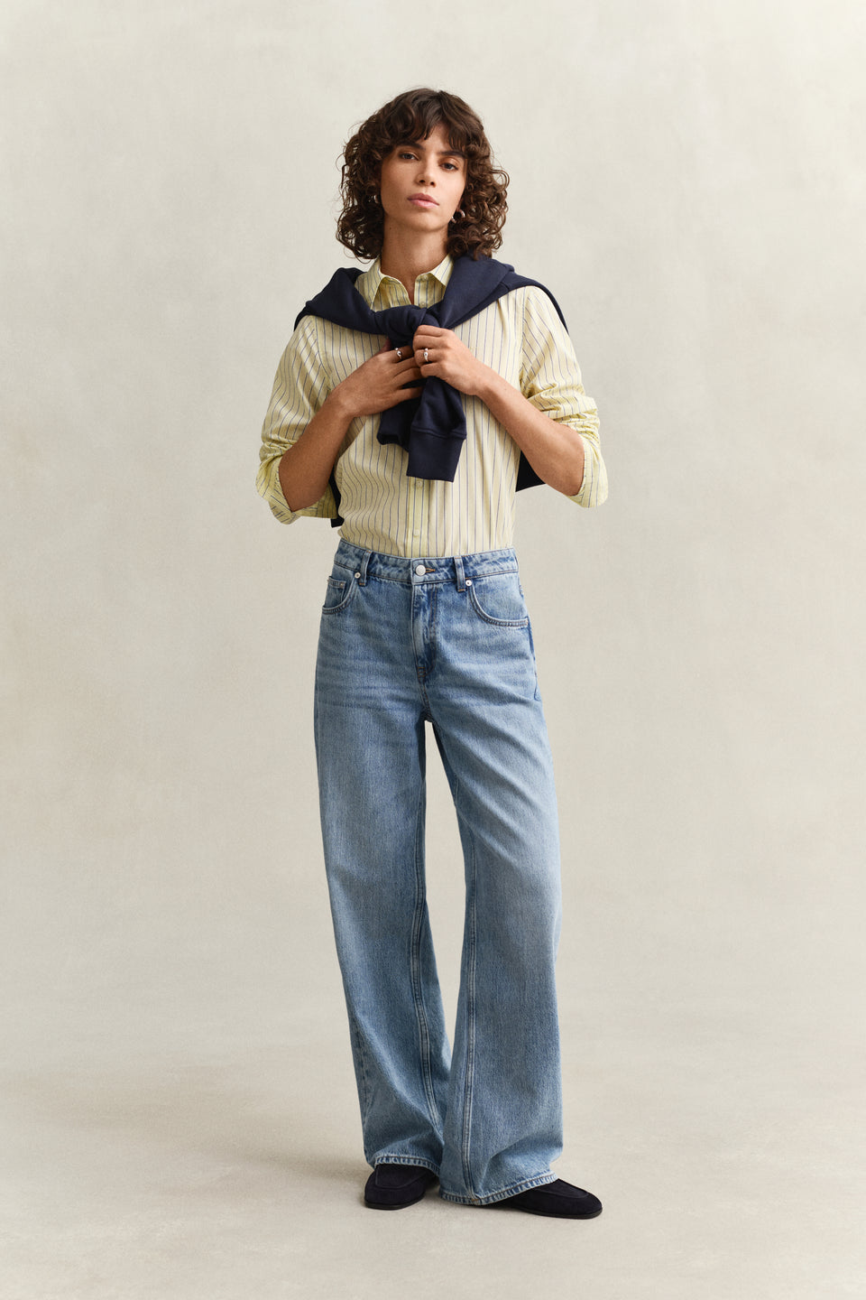 Regular Fit Classic Striped Poplin Shirt