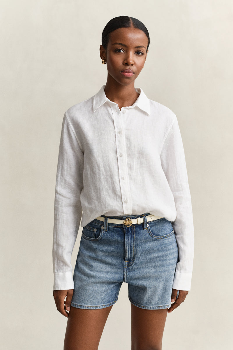 Regular Fit Linen Shirt