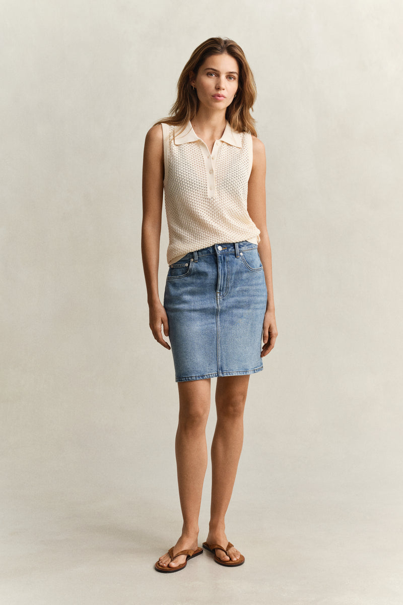 Short Denim Skirt