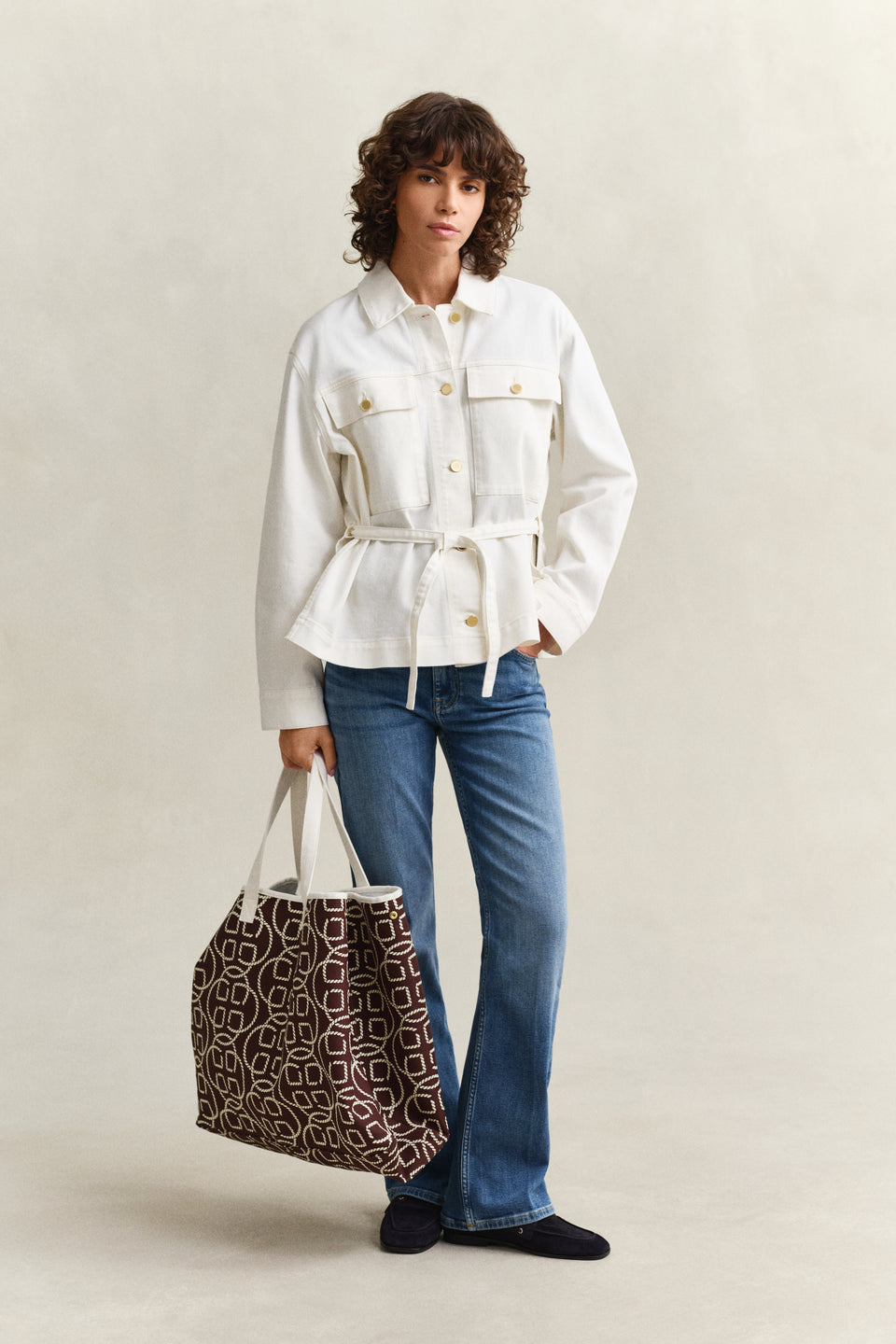 Denim Tie Jacket
