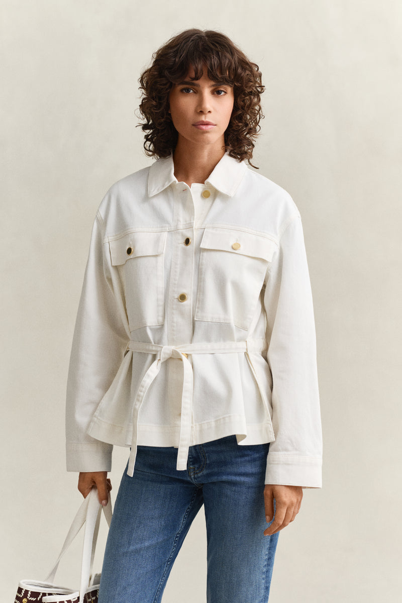 Denim Tie Jacket