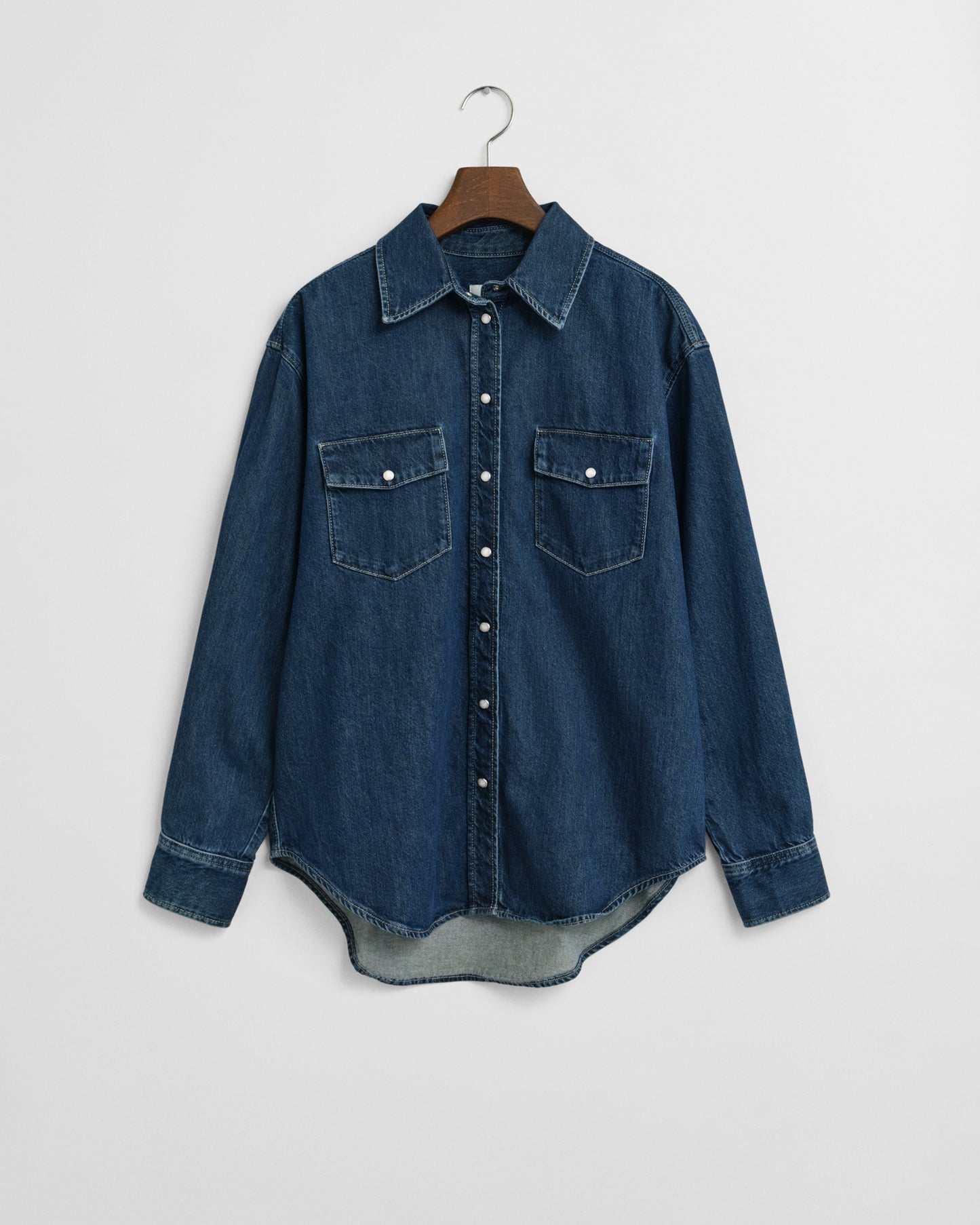 Relaxed Fit Pocket Denim Shirt