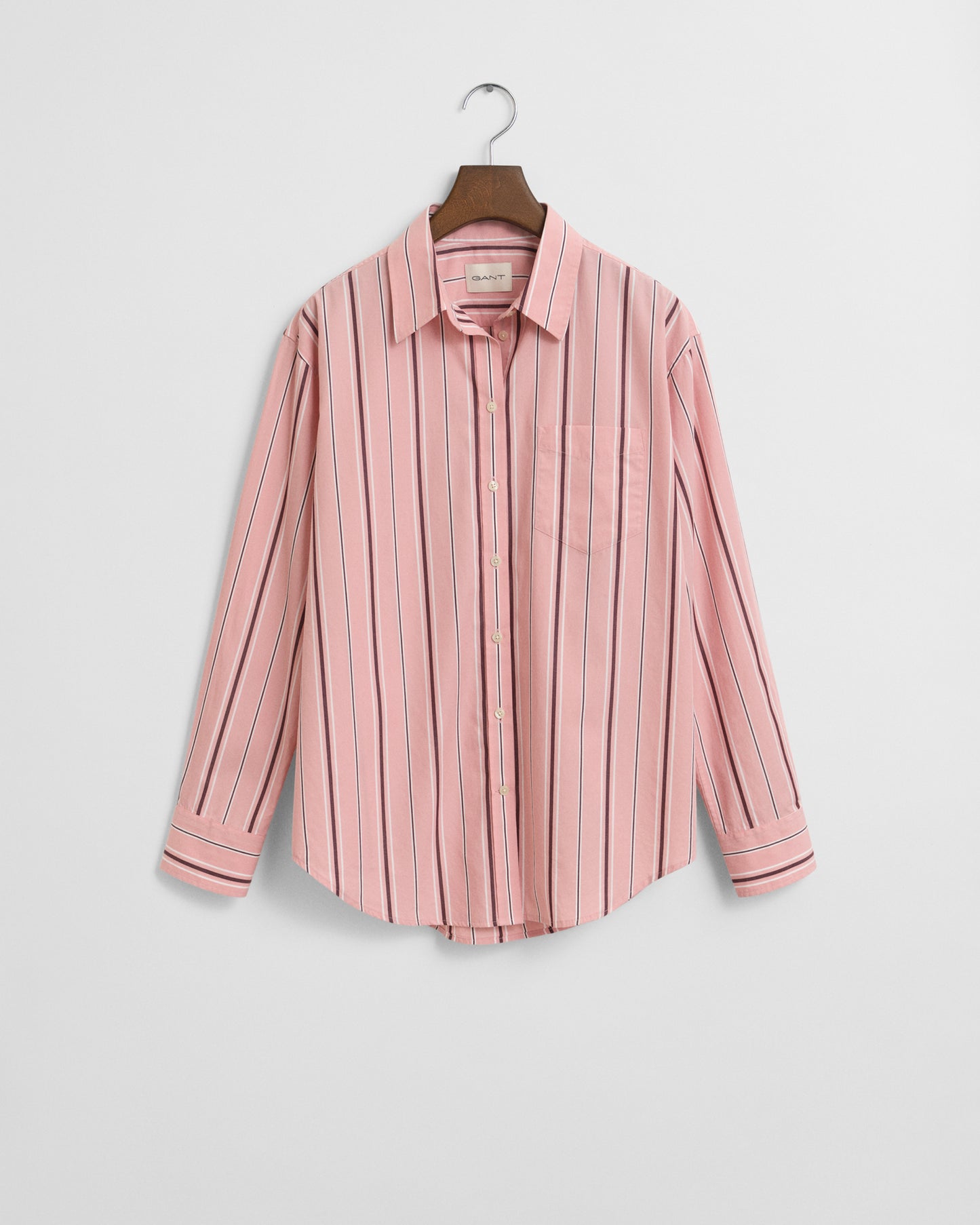 Relaxed Fit Classic Striped Poplin Shirt