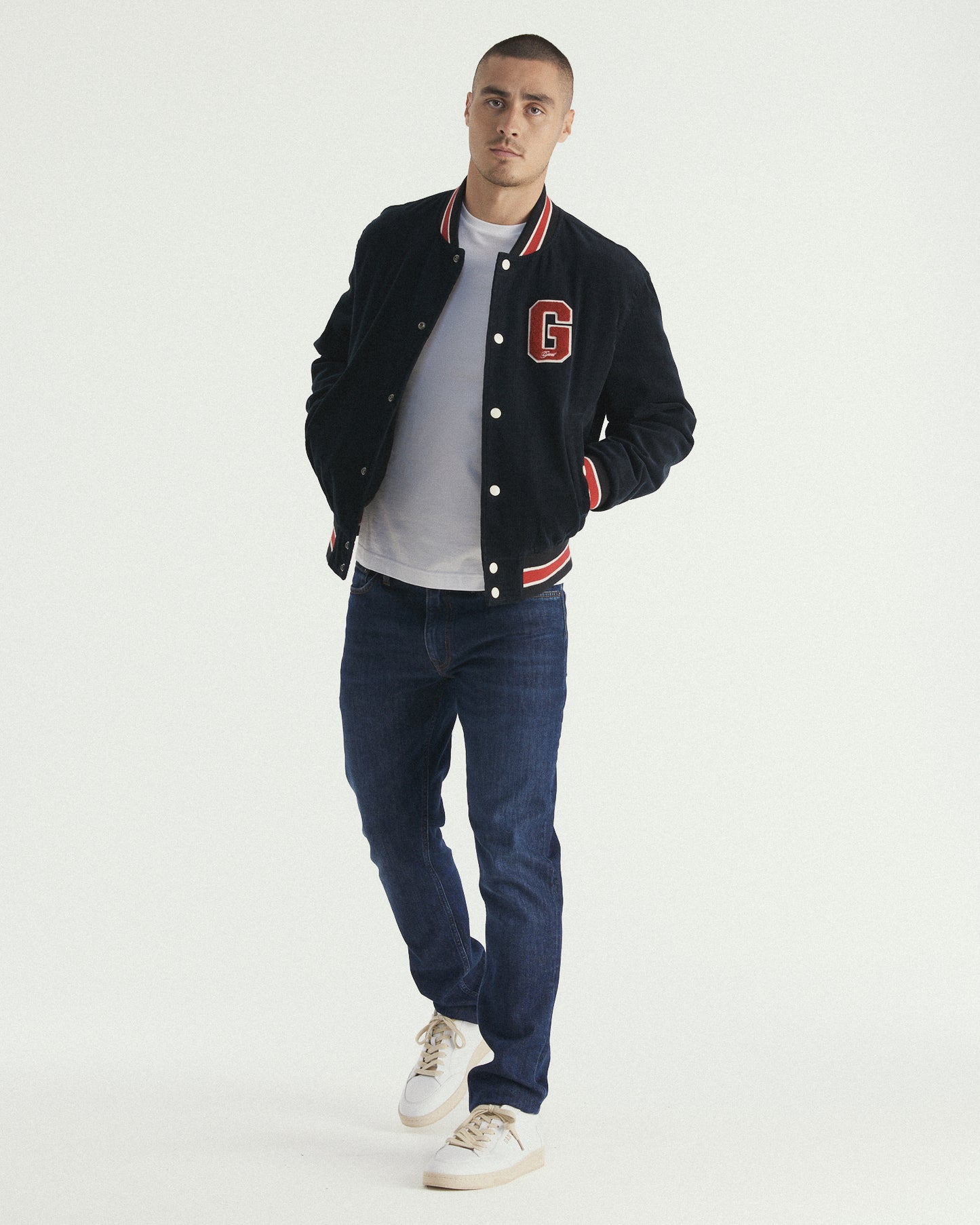 Corduroy Varsity Jacket