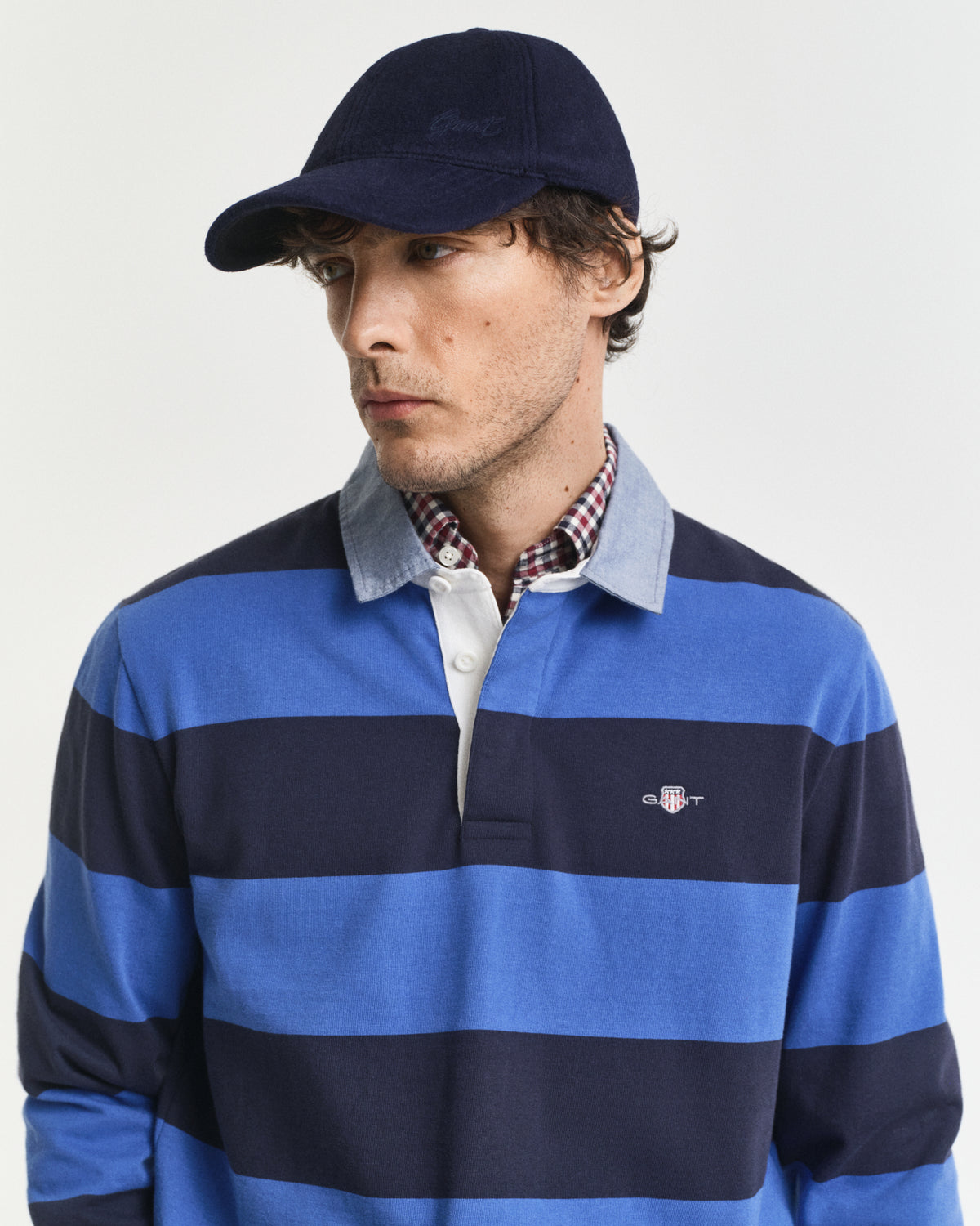 Striped Chambray Heavy Rugger